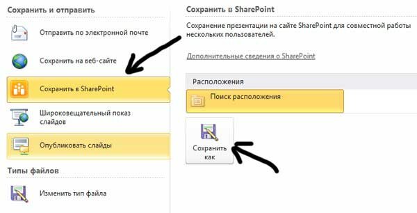 Презентация на SharePoint